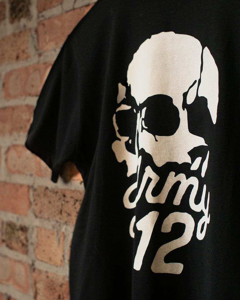 ARMY OF 12 TEE - BLACK