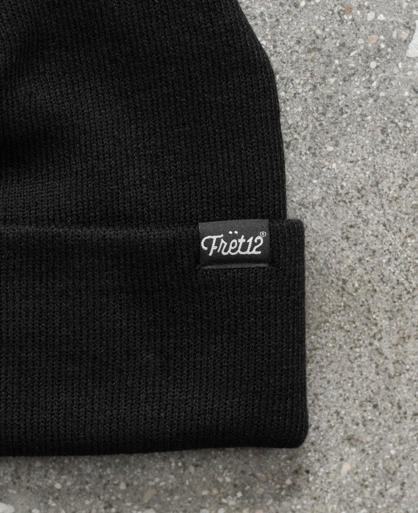 THE CROSSING BEANIE - BLACK