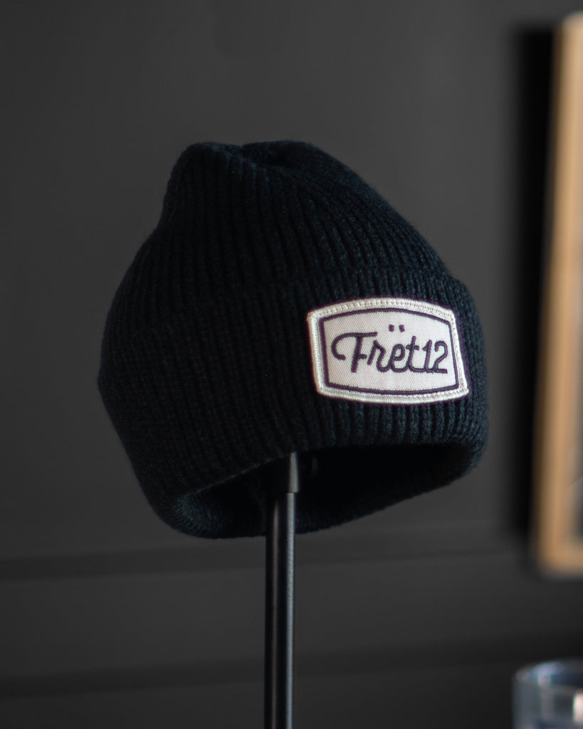 SHOP PATCH BEANIE – BLACK