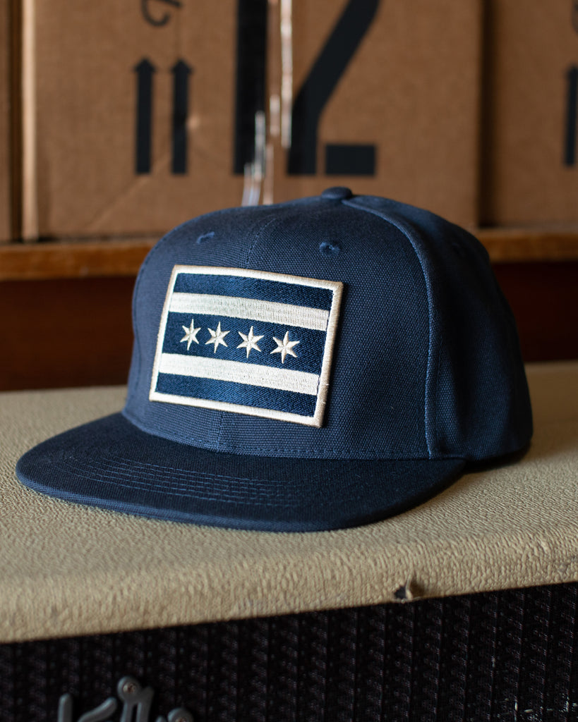 CHICAGO FLAG 6 PANEL HAT – BLUE