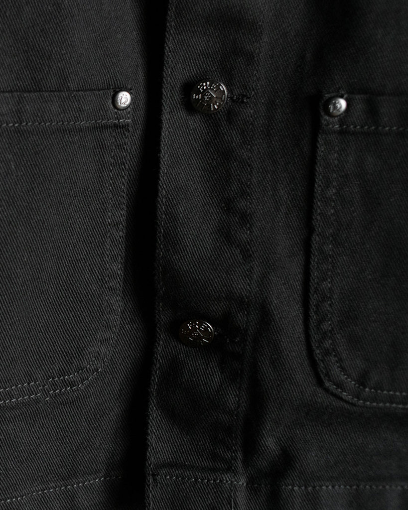 FRET12 CHORE COAT - BLACK