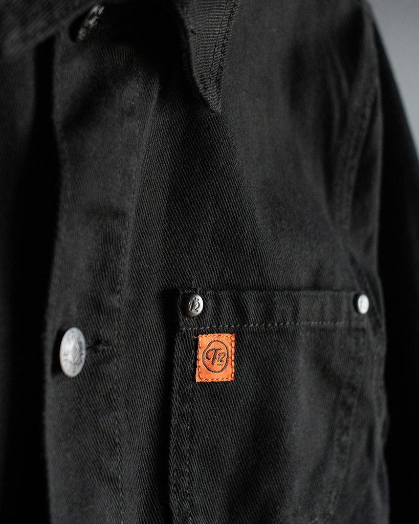 FRET12 CHORE COAT - BLACK