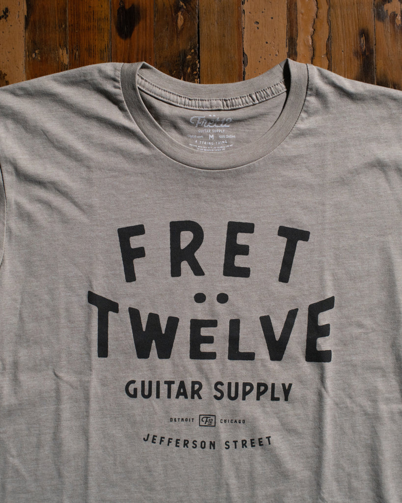 GUITAR SUPPLY TEE - LIGHT GREY