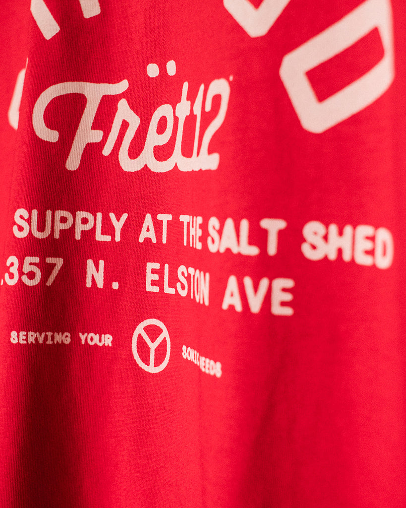 GUITAR SUPPLY AT THE SALT SHED TEE - RED