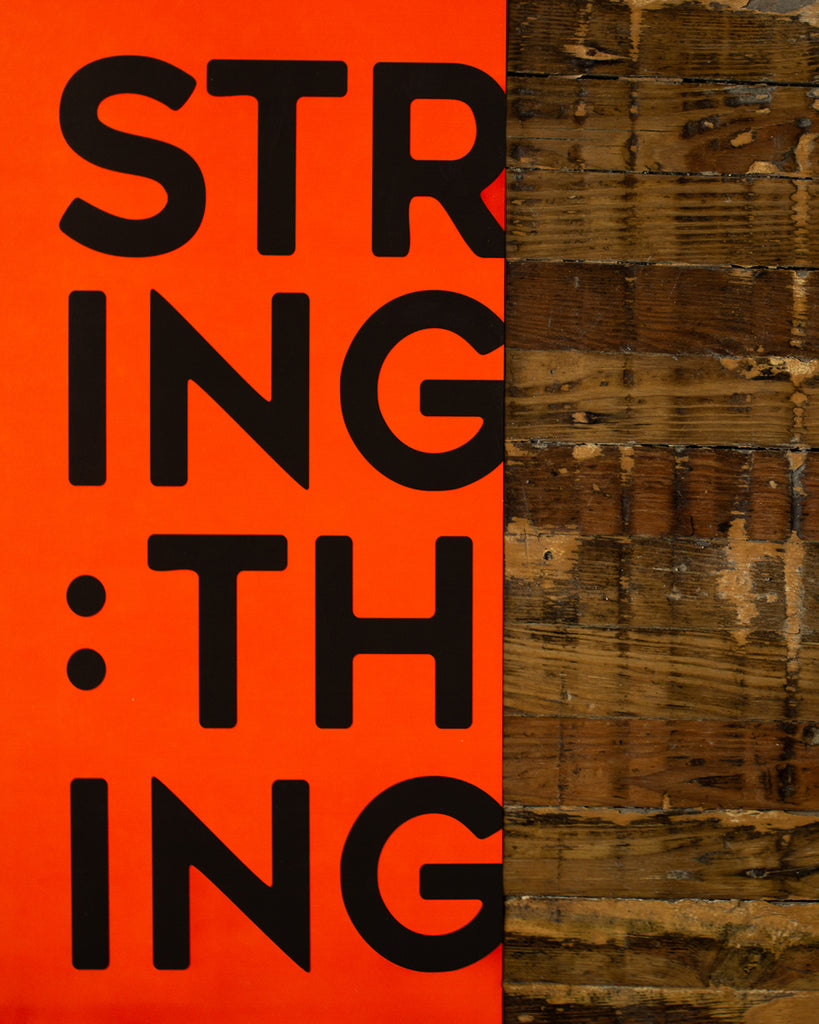 STRING THING RED POSTER