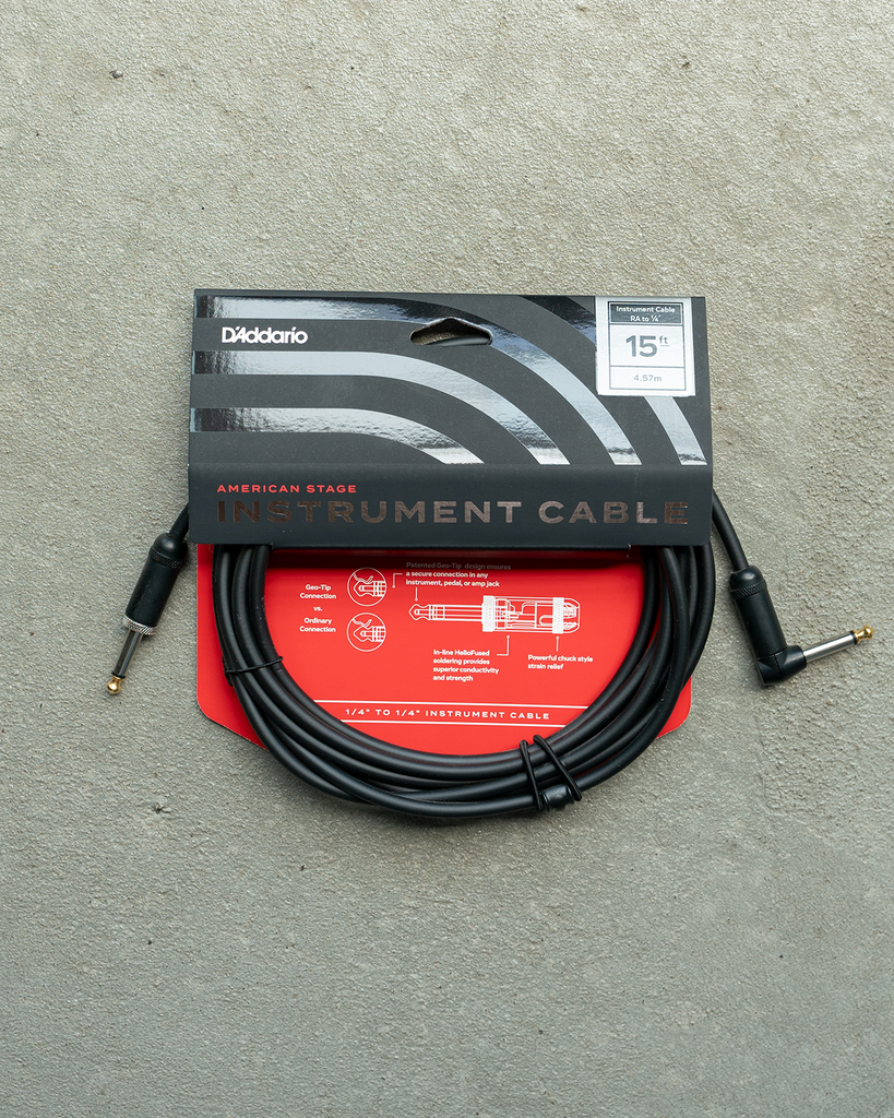 D'Addario CLASSIC SERIES INSTRUMENT CABLE 15'