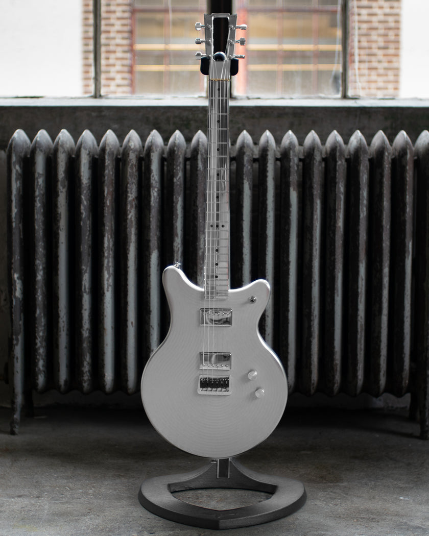 ALUMINATI GUITAR CO. NEBULA DELUXE HOLLOWCORE FULL ALUMINUM GUITAR