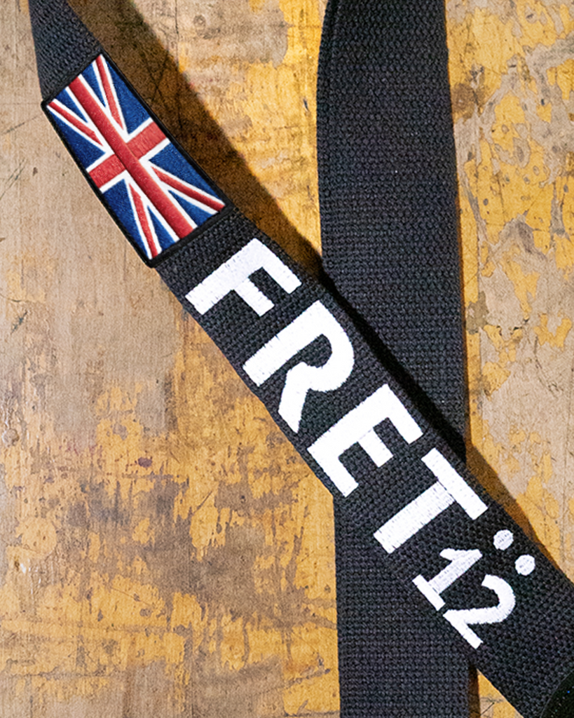 FRET12 BRITISH FLAG GUITAR STRAP