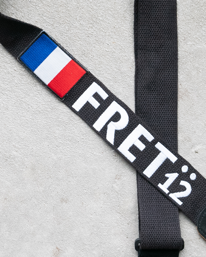 FRET12 FRANCE FLAG GUITAR STRAP