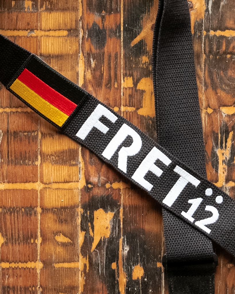 FRET12 GERMANY FLAG GUITAR STRAP