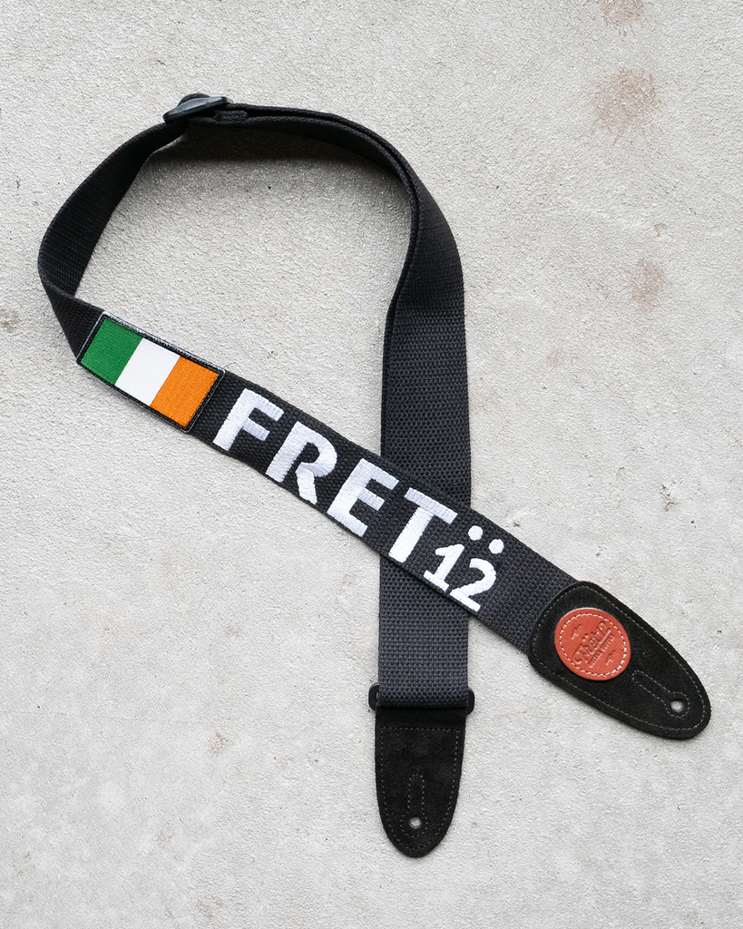 FRET12 IRISH FLAG GUITAR STRAP