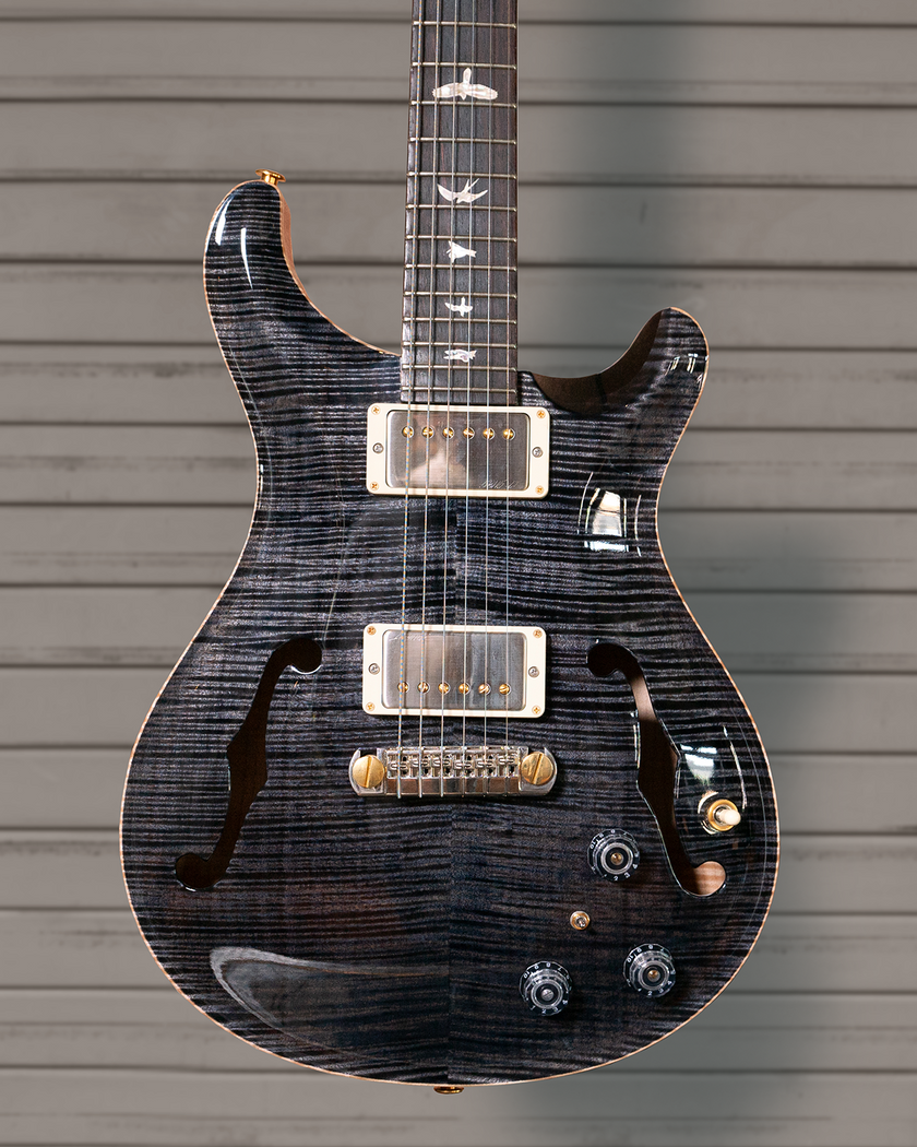 PRS Hollowbody II Piezo 10 top - Grey Black