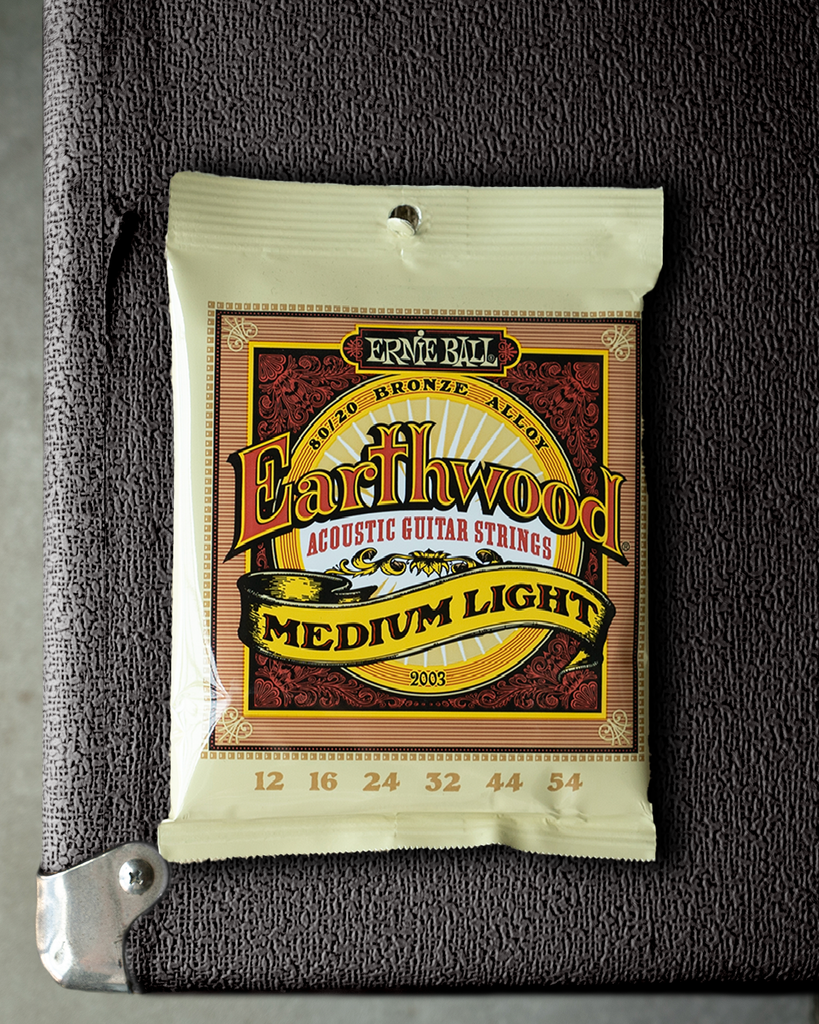 Ernie Ball Earthwood Medium Light 80/20 Bronze Acoustic Guitar Strings