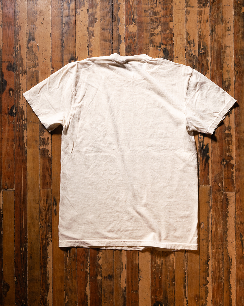 PEDAL JUNKIE TEE - NATURAL