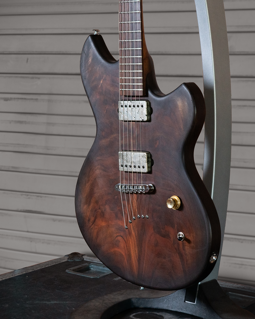 Crown Handcrafted Offset Guitar - Natural Cedar