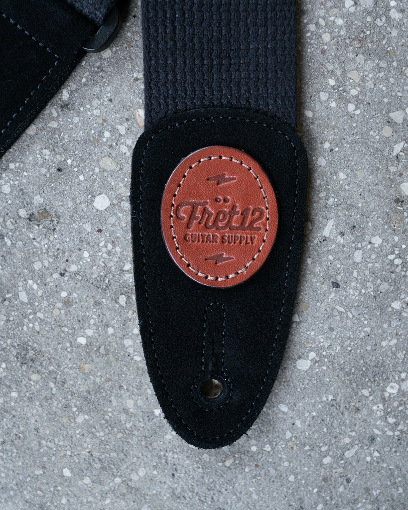 FRET12 OLD GLORY FLAG GUITAR STRAP – BLOCK LOGO