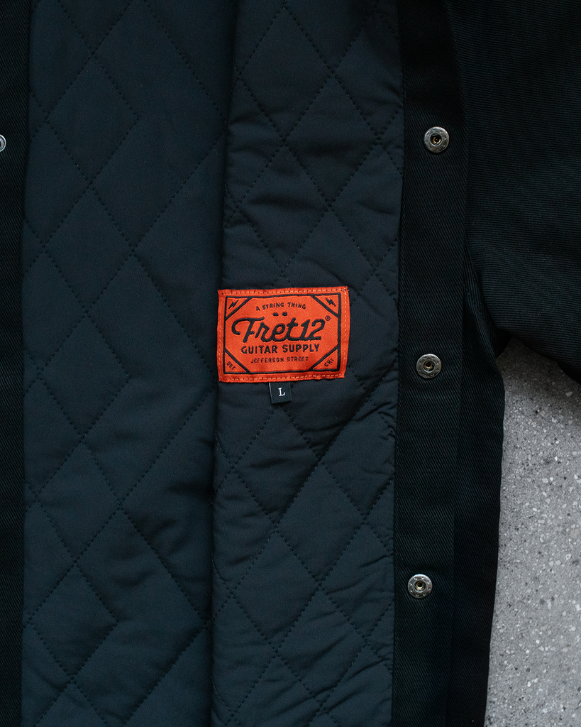 FRET12 - WORK JACKET - BLACK