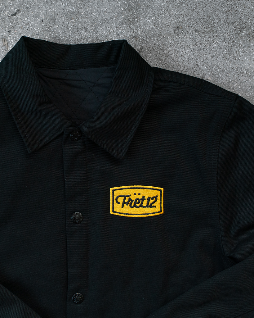 FRET12 ELECTRIC DETROIT BOLT WORK JACKET - BLACK