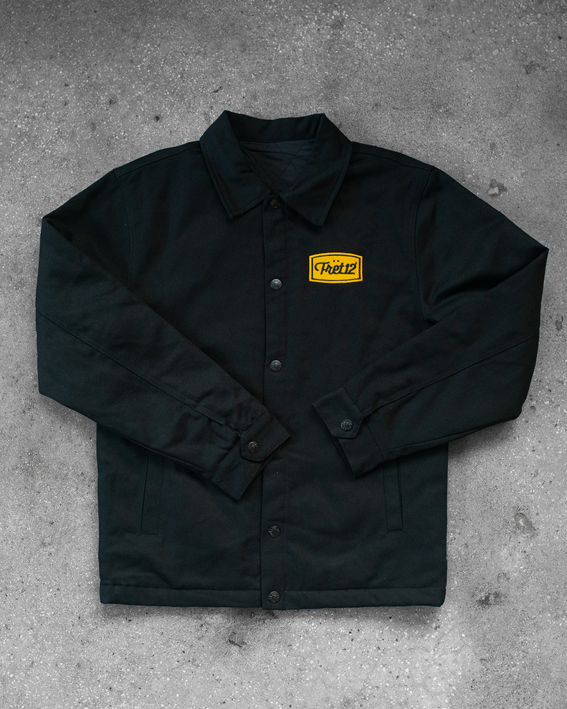 FRET12 ELECTRIC DETROIT BOLT WORK JACKET - BLACK