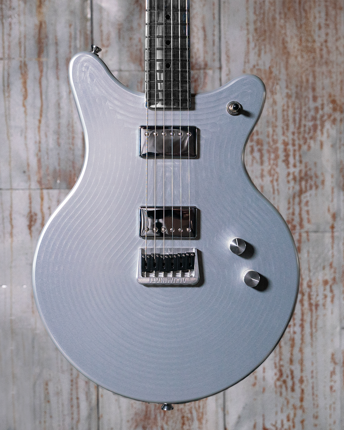 ALUMINATI GUITAR CO. NEBULA DELUXE HOLLOWCORE FULL ALUMINUM GUITAR