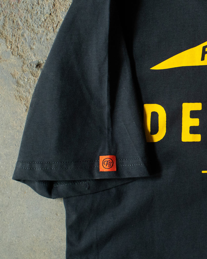 FRET TWELVE ELECTRIC DETROIT BOLT TEE - COAL