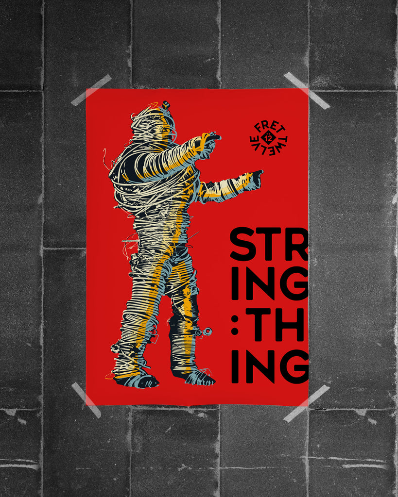 STRING THING RED POSTER