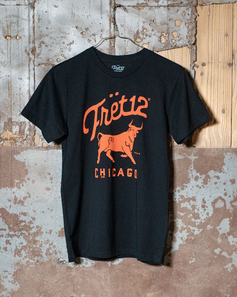 CHICAGO STOCKYARDS TEE - BLACK