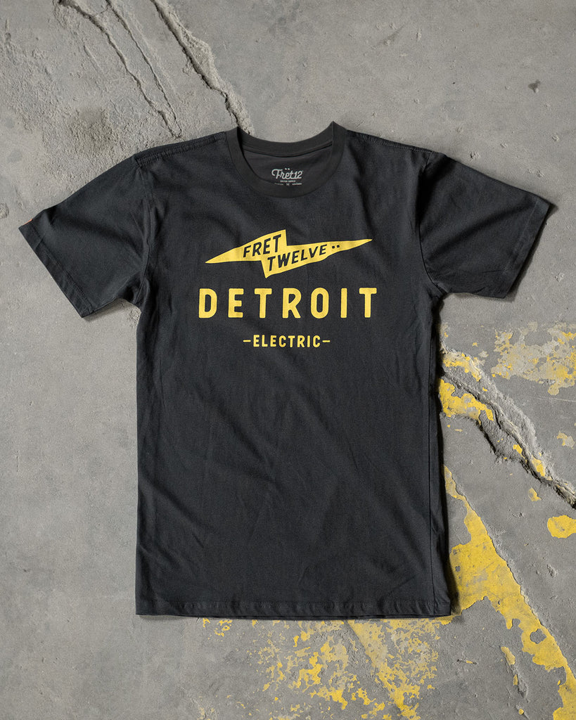 FRET TWELVE DETROIT BOLT TEE FRONT - COAL