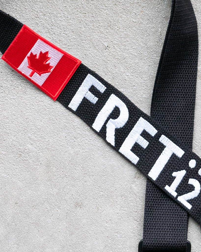 FRET12 CANADA FLAG GUITAR STRAP