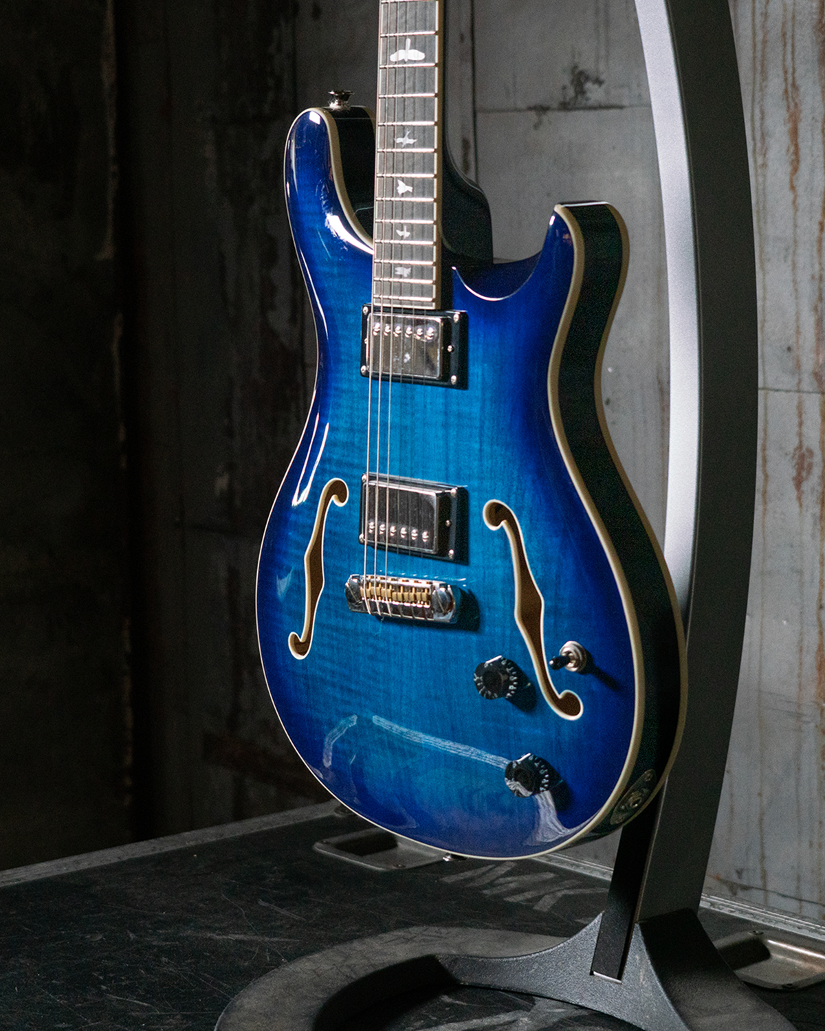 PRS SE Hollowbody II - Faded Blue Burst