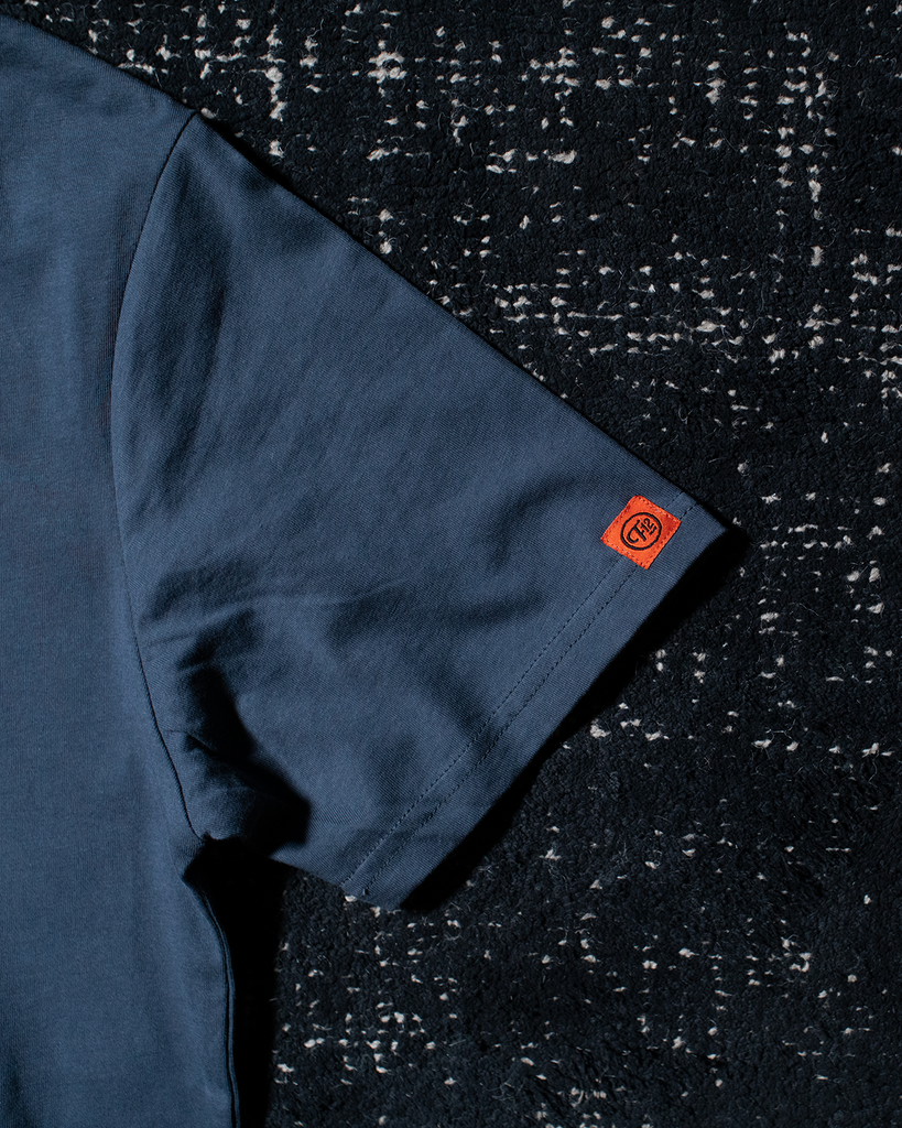 FRET12 RECORDS LOGO TEE - PETROL BLUE