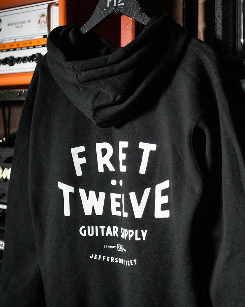 GUITAR SUPPLY HOODIE - BLACK