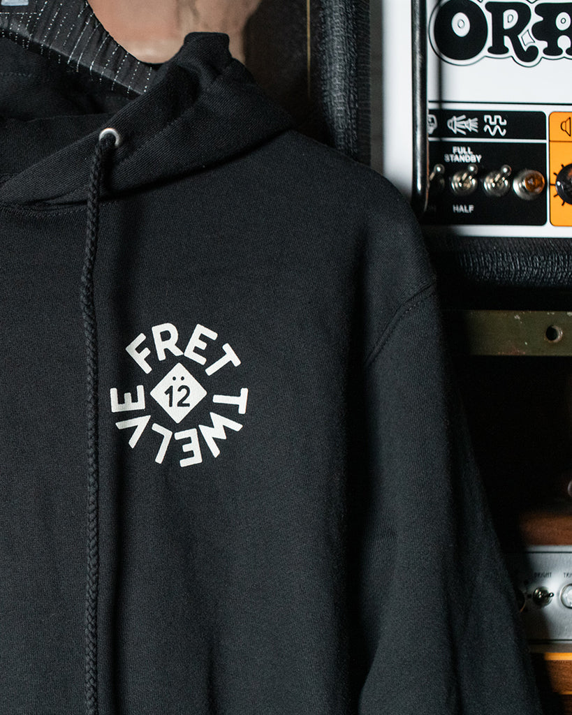 GUITAR SUPPLY HOODIE - BLACK