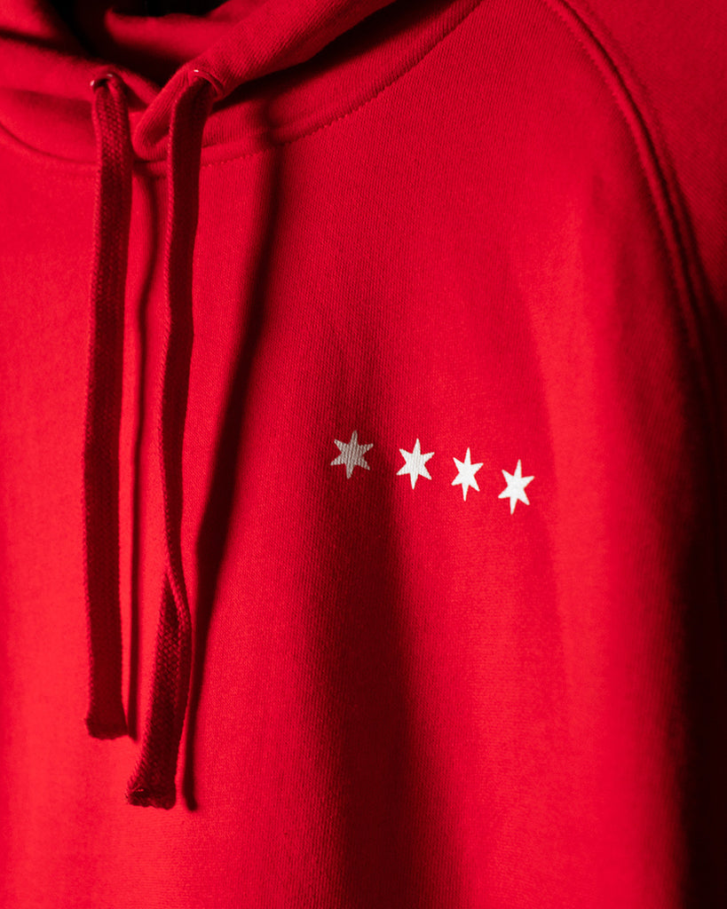 GUITAR SUPPLY AT SALT SHED HOODIE - RED