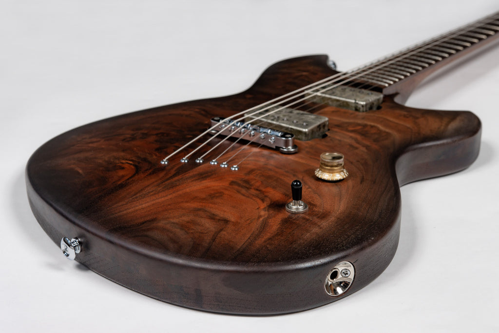 Crown Handcrafted Offset Guitar - Natural Cedar