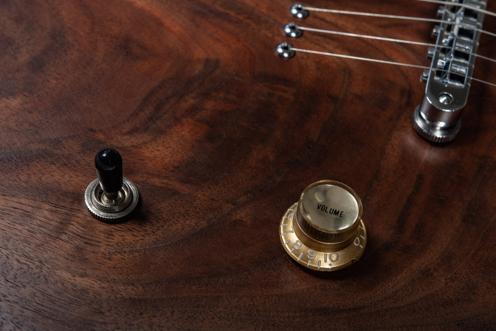 Crown Handcrafted Offset Guitar - Natural Cedar