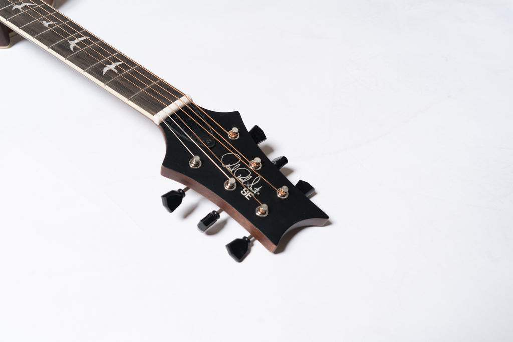 PRS SE P20E Acoustic/Electric In Matte Black - Black Tuners