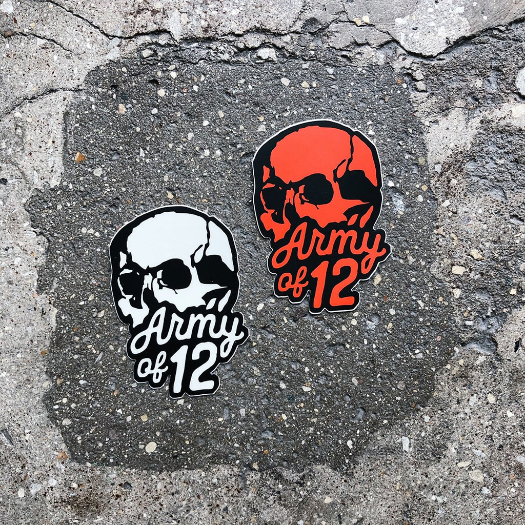 ARMY OF 12 – STICKER – BONE