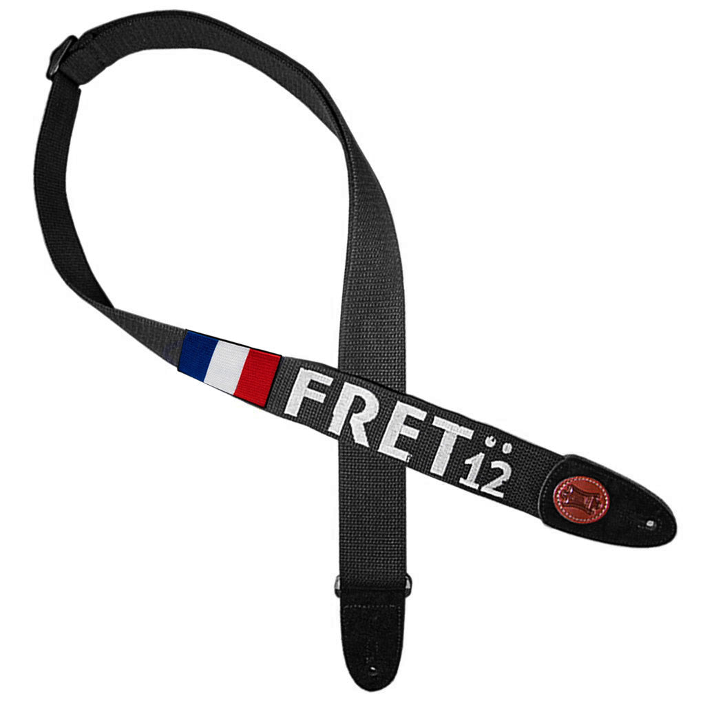 FRET12 FRANCE FLAG GUITAR STRAP