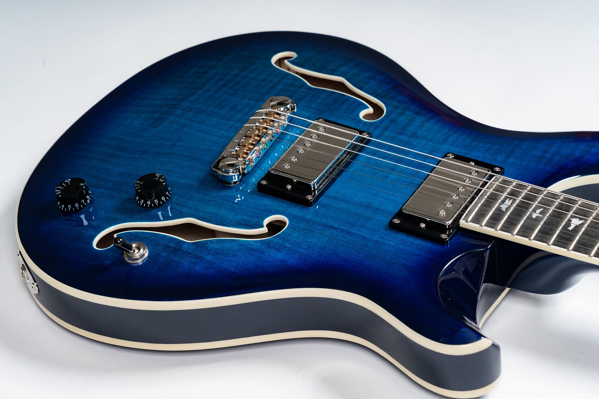 PRS SE Hollowbody II - Faded Blue Burst