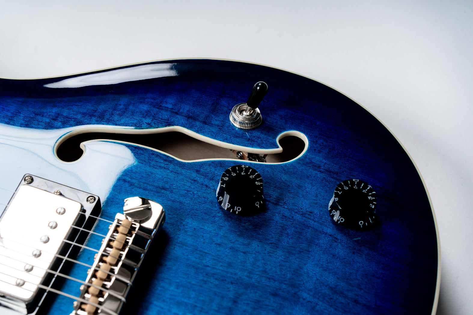 PRS SE Hollowbody II - Faded Blue Burst