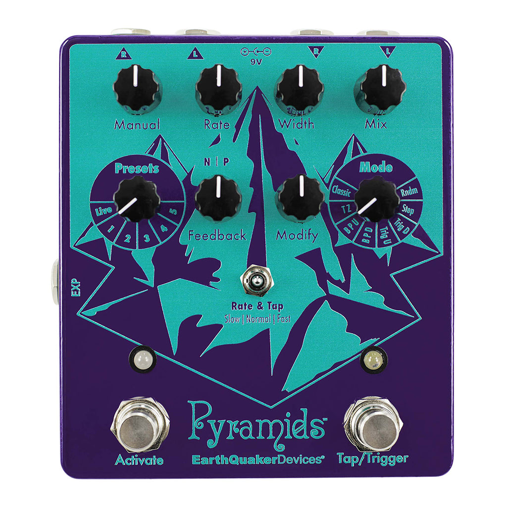 EarthQuaker Devices Pyramids Stereo Flange Pedal