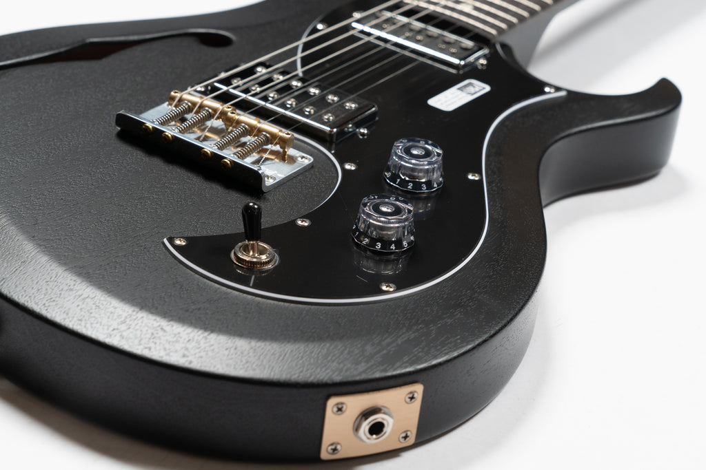 PRS S2 Vela Semi-Hollow - Charcoal Satin Nitro