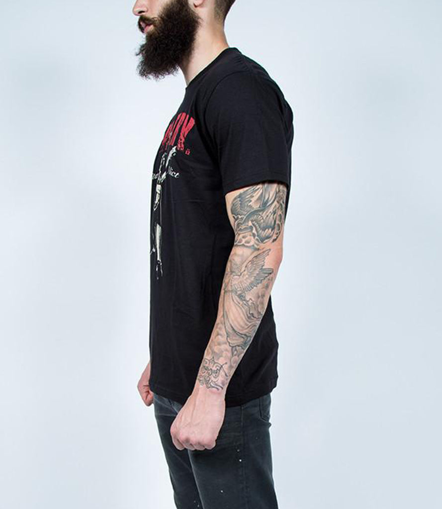 CLINT LOWERY (Sevendust) GUITAR ADDICT TEE – BLACK