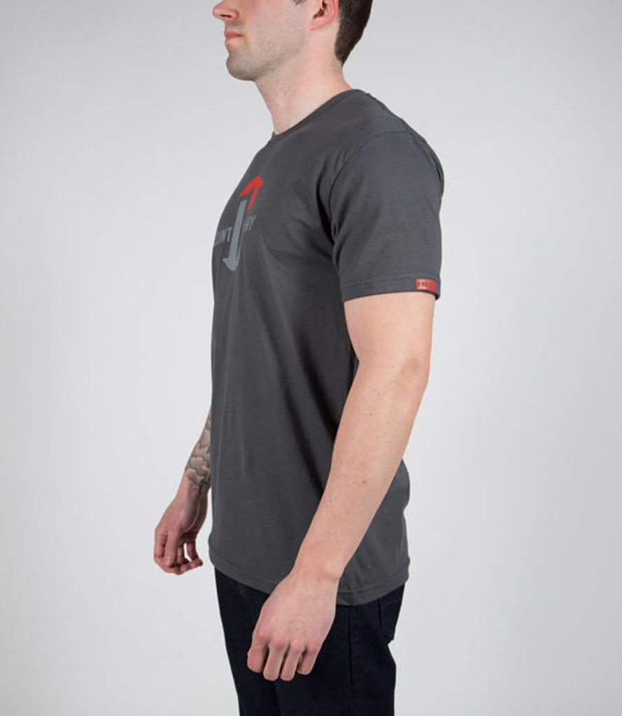 CLINT LOWERY (Sevendust) LOGO TEE – GRAY