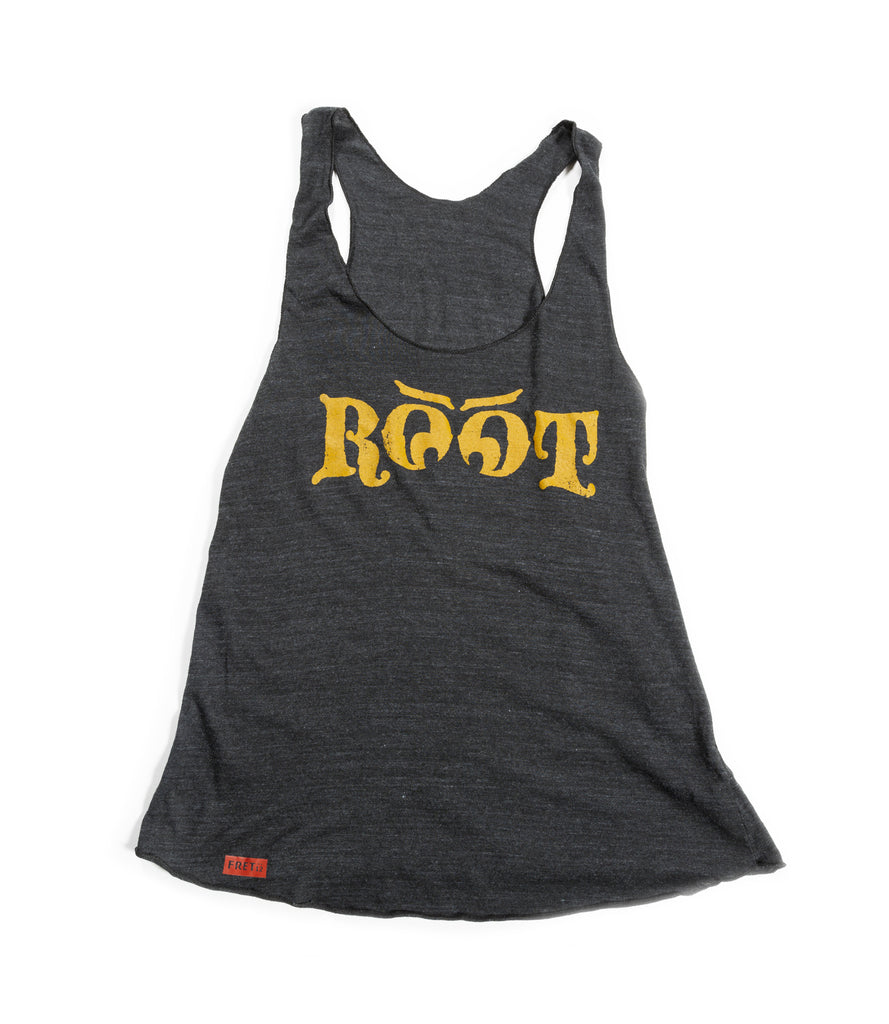 JIM ROOT (Slipknot) WOMEN'S ROOT HOOT TANK – GRAY