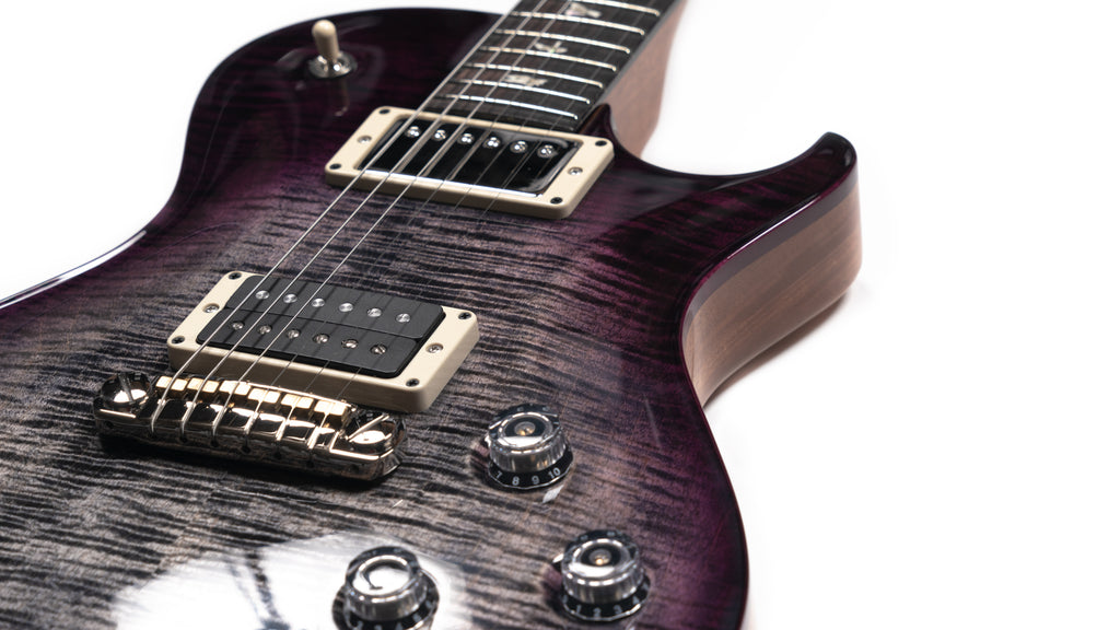 PRS Mark Tremonti Signature in Grey Black Purple Wrap Burst + Natural Back! *CUSTOM COLOR* (Stoptail)